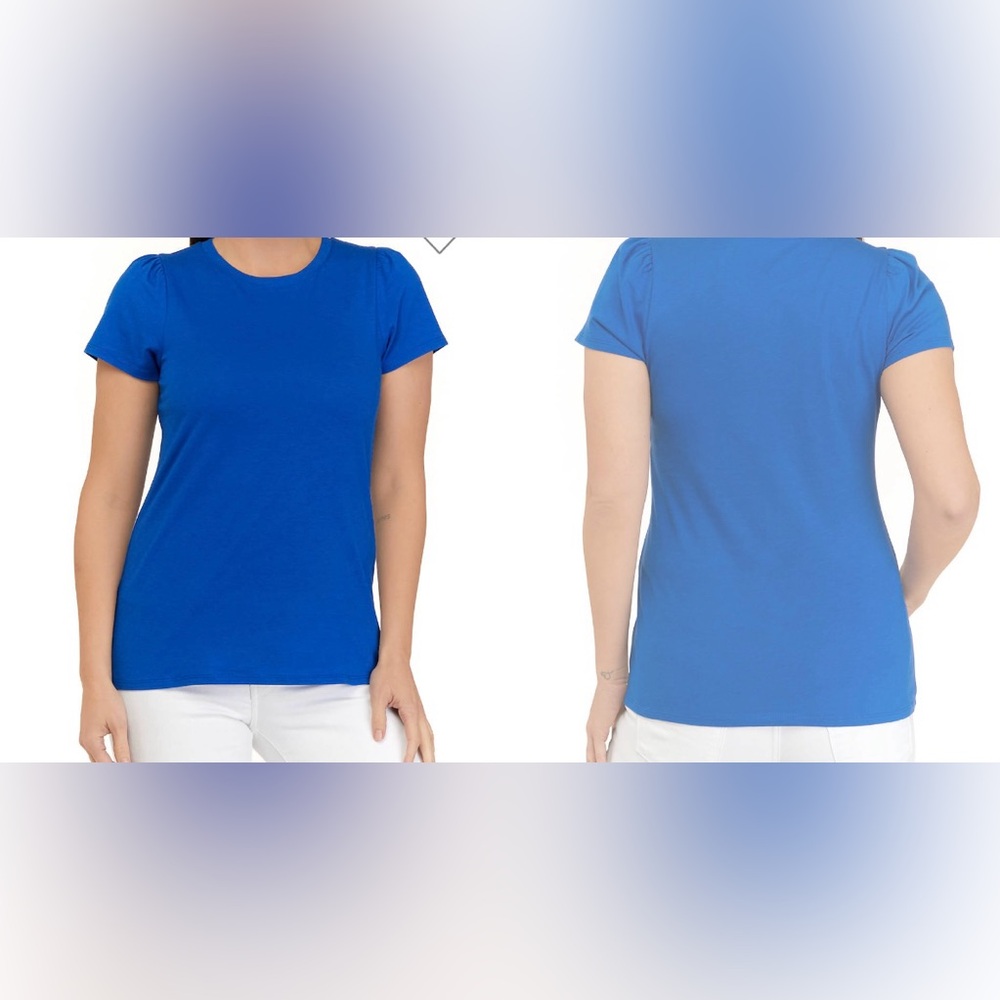 Two (2) Blue Crown & Ivy Tee Shirts Size XXL
